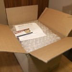Unboxing the MakerBot Thing-o-Matic kit.
