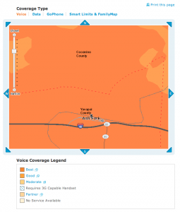AT&T Ash Fork Coverage Map Of Lies